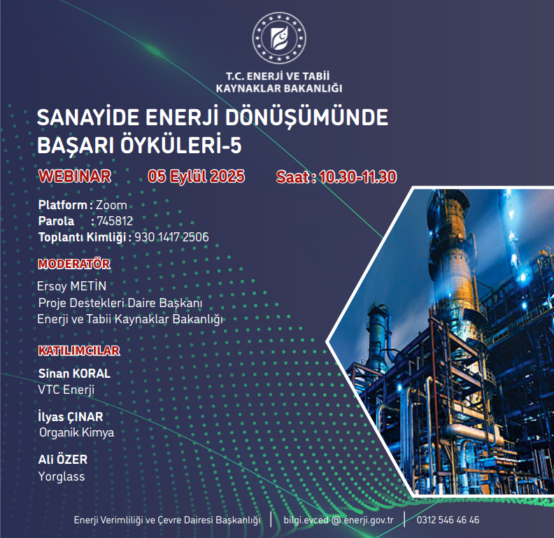 Sanayide Enerji Dönüşümünde Başarı Öyküleri...